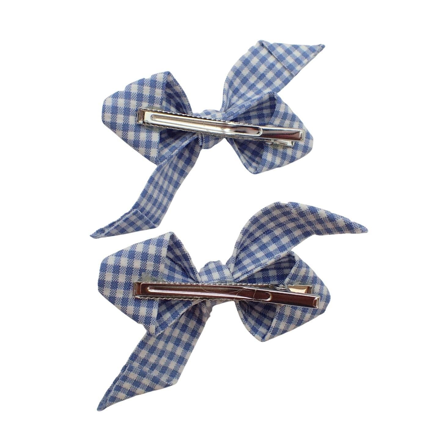 2pc Back to School Hair Bows Set Stylish Girls Clip-In Hair Bow Accessories Hair Clips Colourful School Hair Slide Girls, Kids, Children